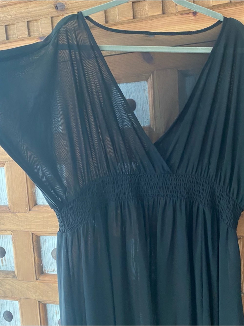 Sheer mini dress / swim cover up XL or XXL - Picture 3 of 3